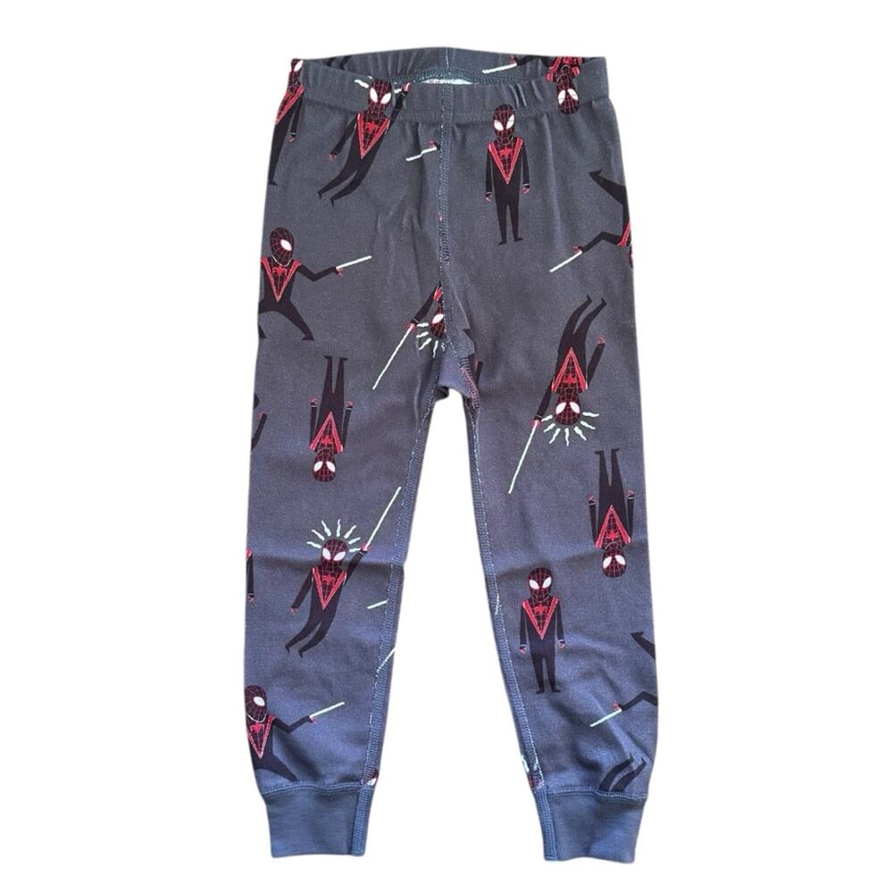 Hanna Andersson Spider-Man 2 Piece Long Sleeve Pajamas Organic Size 3T - Picture 3 of 5